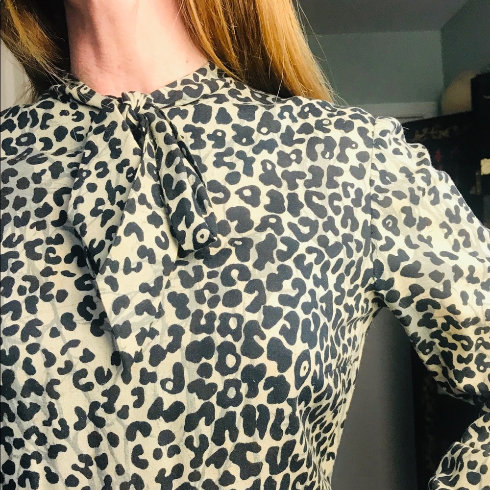 SOLD Vintage 60s leopard dress set - Picture 4 of 8